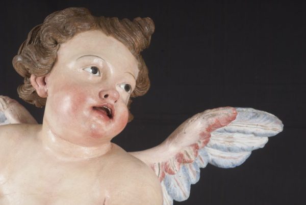 Putti alati in legno policromo – XVIII Secolo